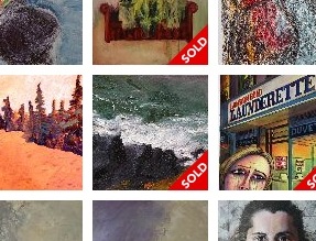 HAPPY END ...then Rod's painting sold on the last day of the exhibition. And they all lived happily ever after.