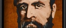artist rod coyne's portrait "Charles Stewart Parnell" is shown here cropped for facebook.