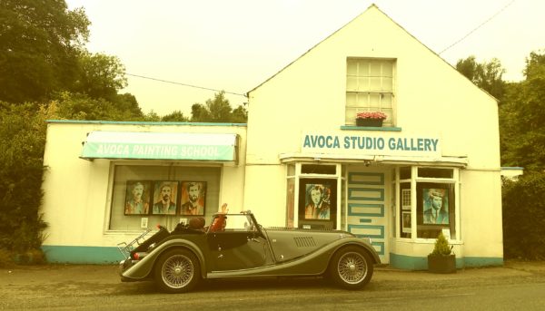 Classey visitors at Avoca Gallery.
