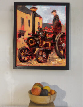 Hollywood Steam Engine canvas print.