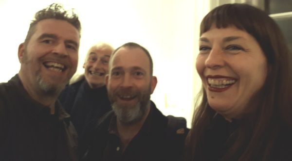 Rod Coyne enjoying a laugh the exhibition launch at the Origin Gallery, Dublin.