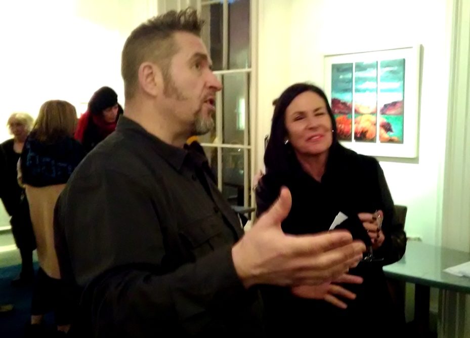 Rod explains the intricacies of Seeing Red in detail. Exhibition launch at the Origin Gallery, Dublin.