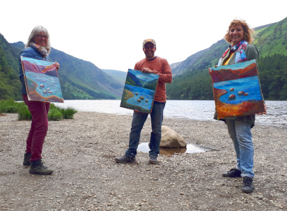 "Looking forward to socially distanced painting workshop with you all soon", says Rod Coyne.