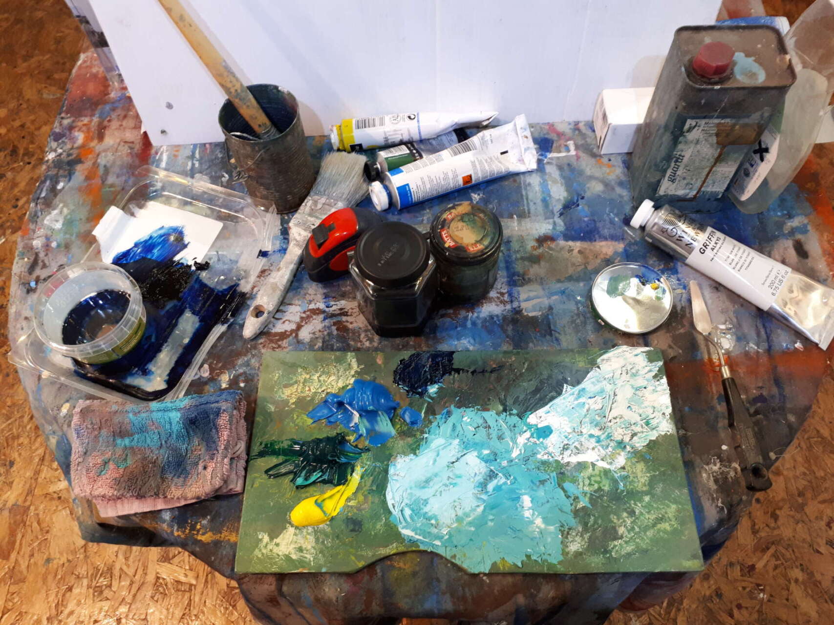 Skellig Phosphorescence working palette..