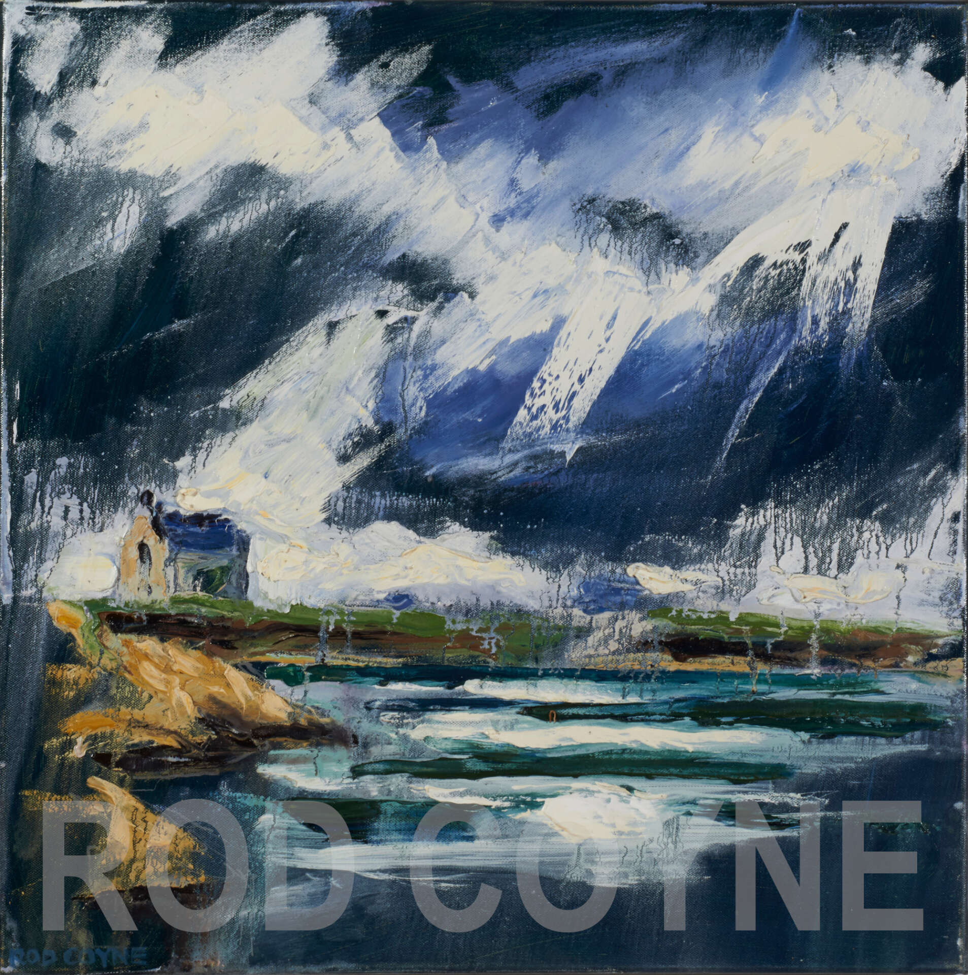 SOLD - Kilmore Quay Light Storm by Rod Coyne