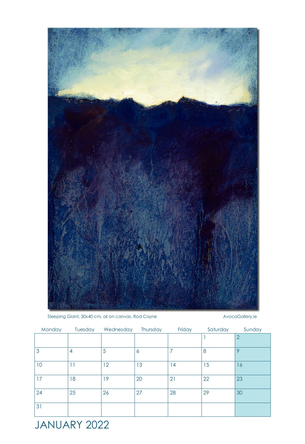 SOLD OUT - Rod Coyne 2022 Calendar - Image 4