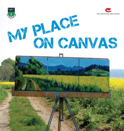 2014 my place on canvas exhibition poster